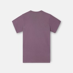 Silbon Camiseta Minilogo Morado Burdeos Hombre