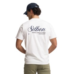 Silbon Camiseta Hotel Bleu Blanco Hombre
