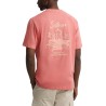 Silbon Camiseta Golfe De Saint-Tropez Rosa Coral Hombre