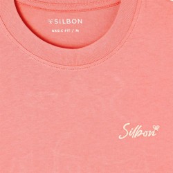 Silbon Camiseta Golfe De Saint-Tropez Rosa Coral Hombre