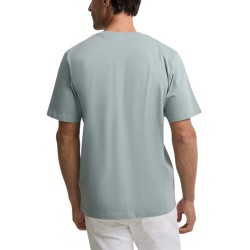 Silbon Camiseta Minilogo Verde Gris Hombre