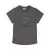 Silbon Camiseta Roll Out Have A Nice Day Gris Negro Mujer