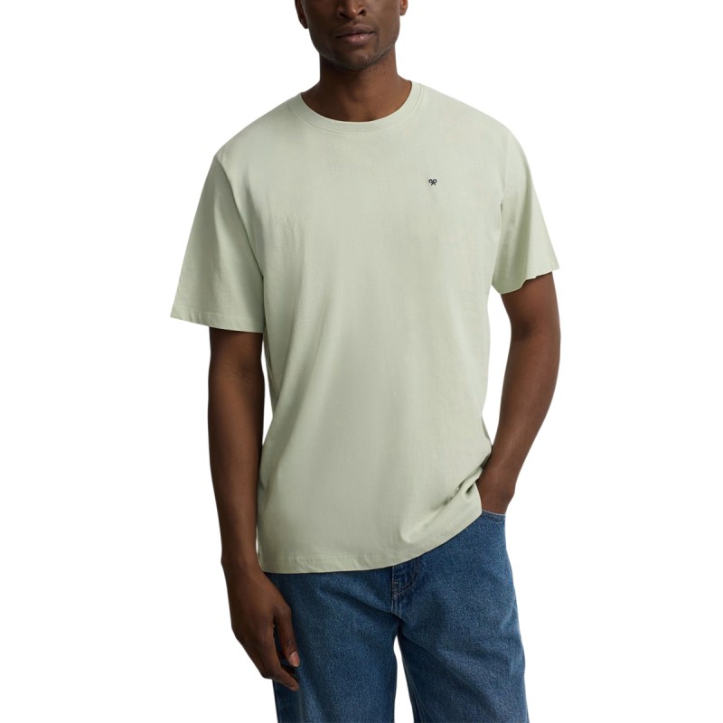 Silbon Camiseta Minilogo Verde Claro Hombre
