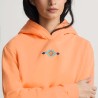 Silbon Sudadera Capucha Raqueta Etnica Naranja Mujer