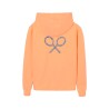 Silbon Sudadera Capucha Raqueta Etnica Naranja Mujer