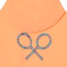 Silbon Sudadera Capucha Raqueta Etnica Naranja Mujer