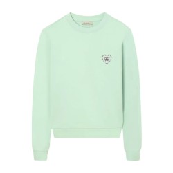Silbon Sudadera Corazon Love Verde Mujer