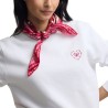 Silbon Sudadera Corazon Love Blanco Mujer