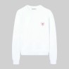 Silbon Sudadera Corazon Love Blanco Mujer