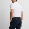 Silbon Polo Clasico Liso Blanco Hombre