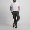 Silbon Polo Clasico Liso Blanco Hombre
