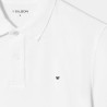 Silbon Polo Clasico Liso Blanco Hombre