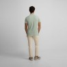 Silbon Polo Clasico Liso Azul Claro Hombre