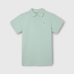Silbon Polo Clasico Liso Azul Claro Hombre