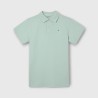 Silbon Polo Clasico Liso Azul Claro Hombre