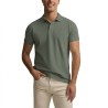 Silbon Polo Clasico Liso Gris Verdoso Hombre