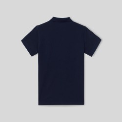 Silbon Polo Clasico Liso Azul Marino Hombre