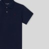 Silbon Polo Clasico Liso Azul Marino Hombre