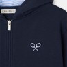 Silbon Sudadera Cremallera Raqueta Azul Marino Mujer