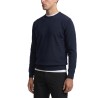 Silbon Jersey Liso Cuello Caja Azul Marino Hombre