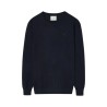 Silbon Jersey Liso Cuello Caja Azul Marino Hombre
