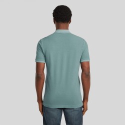 G-Star Polo Dunda Overdyed Slim Azul Medium Blue Hombre