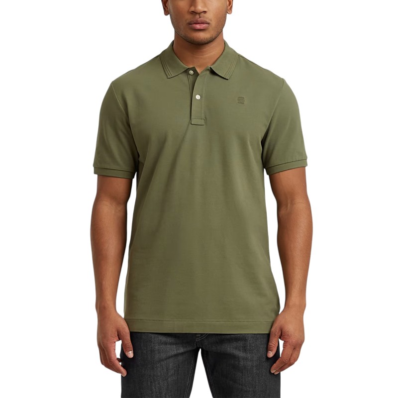 G-Star Polo Dunda Slim Verde Four Leaf Clover Hombre