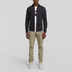 G-Star Pantalón Largo Rovic Zip 3D Regular Tapered Marrón Dune Hombre