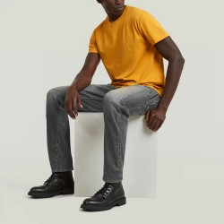 G-Star Camiseta Base-s Amarillo Saffron Hombre