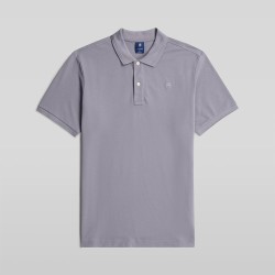 G-Star Polo Dunda Slim Morado Quicksilver Hombre