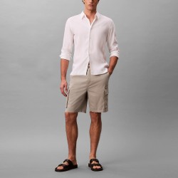 Calvin Klein Pantalón Corto Cargo Beige Vingage Khaki Hombre