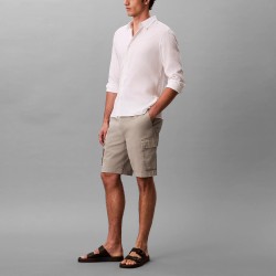 Calvin Klein Pantalón Corto Cargo Beige Vingage Khaki Hombre