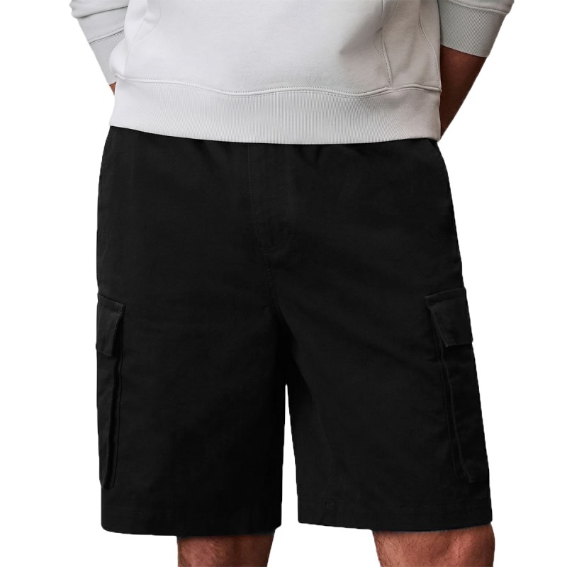 Calvin Klein Pantalón Largo Cargo Negro Black Hombre