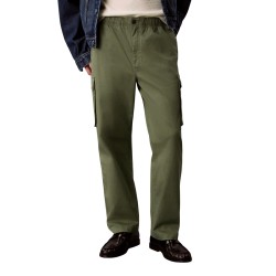 Calvin Klein Pantalón Largo Cargo Rectos Verde Deep Lichen Green Hombre