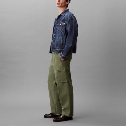Calvin Klein Pantalón Largo Cargo Rectos Verde Deep Lichen Green Hombre