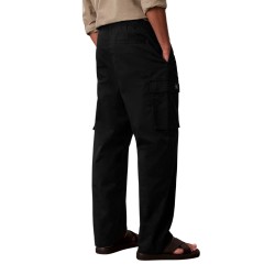 Calvin Klein Pantalón Largo Cargo Rectos Negro Black Hombre