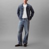Calvin Klein Camiseta Monograma Y Logo Blanco Bright White Hombre