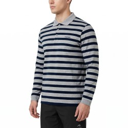 Astore Polo Kono Negro Gris Vigore Hombre