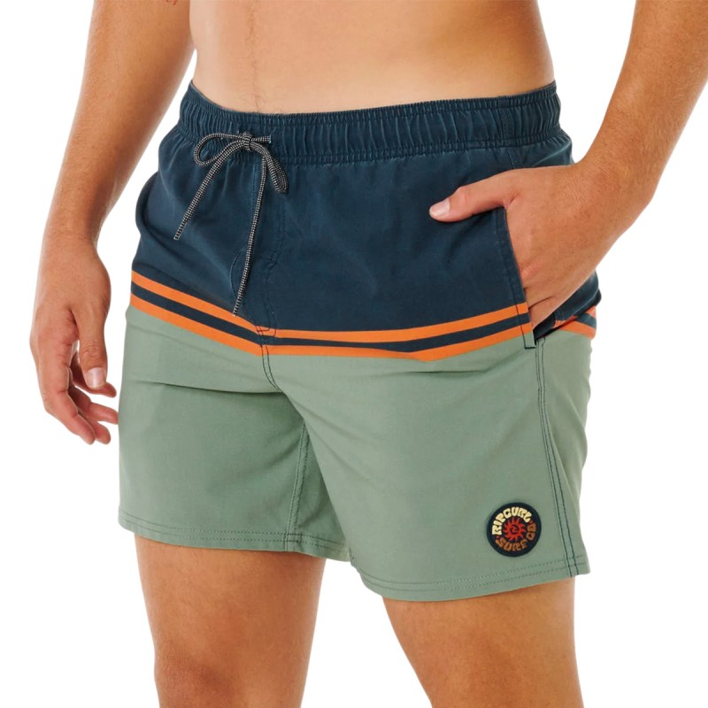 Rip Curl Bañador Combine Volley Verde Azul Moss Hombre