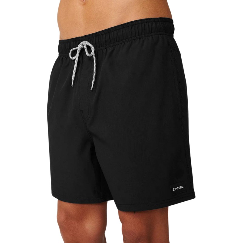 Rip Curl Bañador Offset Daily Volley Negro Black Hombre