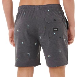 Rip Curl Bañador Volley Skelly Breach Gris Oscuro Black Hombre