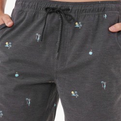 Rip Curl Bañador Volley Skelly Breach Gris Oscuro Black Hombre