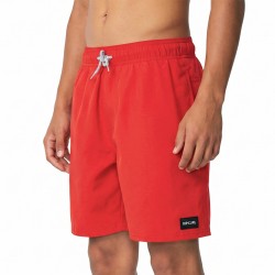 Rip Curl Bañador Volley Offset Rojo Red Niño