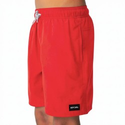Rip Curl Bañador Volley Offset Rojo Red Niño