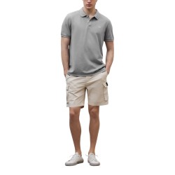 Ecoalf Polo Tedan Gris Plain Grey Hombre