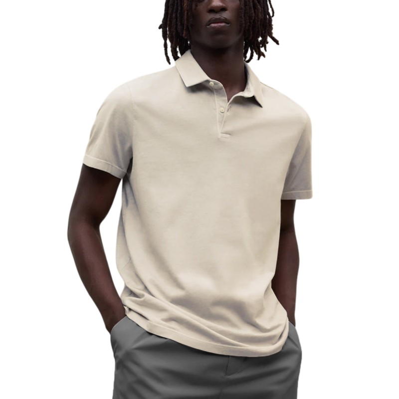 Ecoalf Polo Theo Gris Grey Hombre