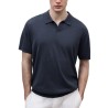 Ecoalf Polo Olmo Azul Oscuro Deep Navy Hombre