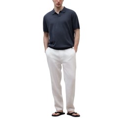 Ecoalf Polo Olmo Azul Oscuro Deep Navy Hombre