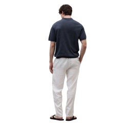 Ecoalf Polo Olmo Azul Oscuro Deep Navy Hombre