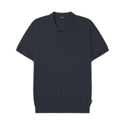 Ecoalf Polo Olmo Azul Oscuro Deep Navy Hombre